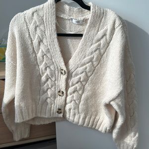 MANGO cropped cardigan